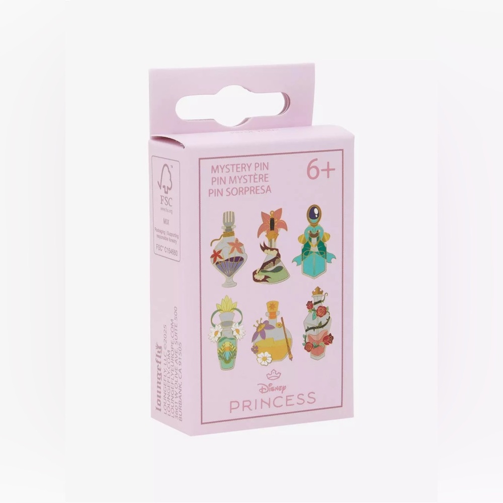 Loungefly Disney Princess Perfume Blind Box Enamel Pin Hot Topic Exclusive